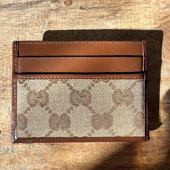 Gucci X Balenciaga Brown and Tan Card Holder - BRAND NEW! AUTHENTIC!🤎 - Picture 4 of 7